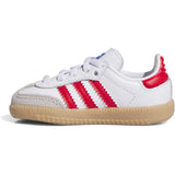 adidas Originals Cloud White/Collegiate Red/Gum Samba Og El I Sneakers