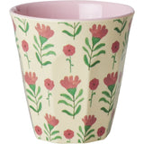 Rice Melamine Cups with Asst. Pink Happy Forest Prints - Small - 6 Pack - 160 ml