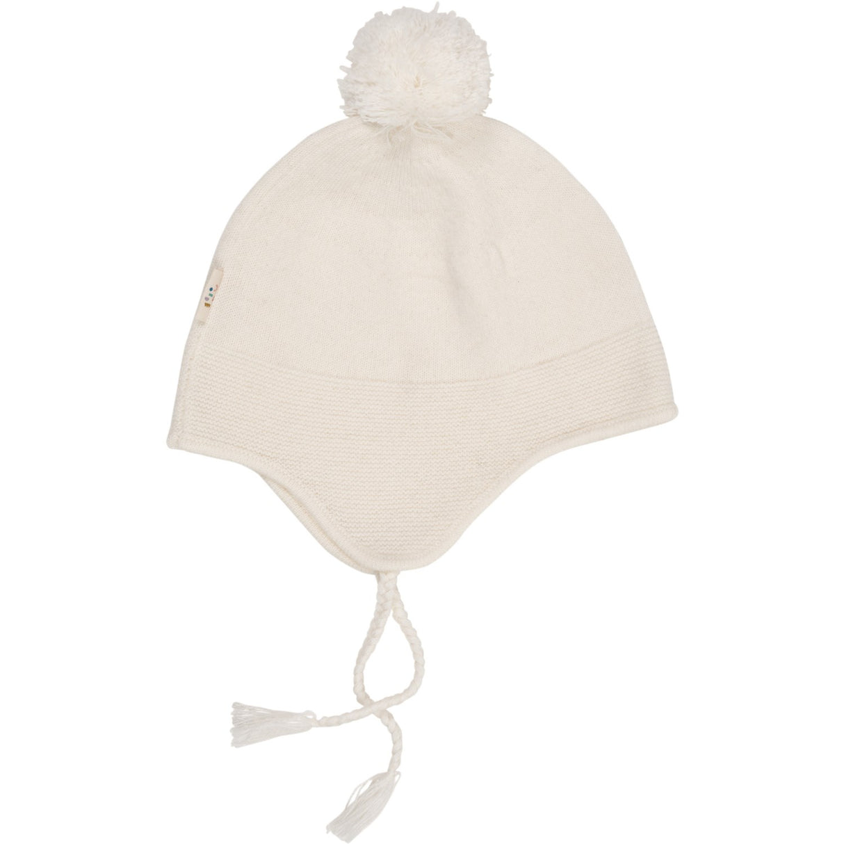 COPENHAGEN COLORS Cream Cashmere Baby Bonnet Hat