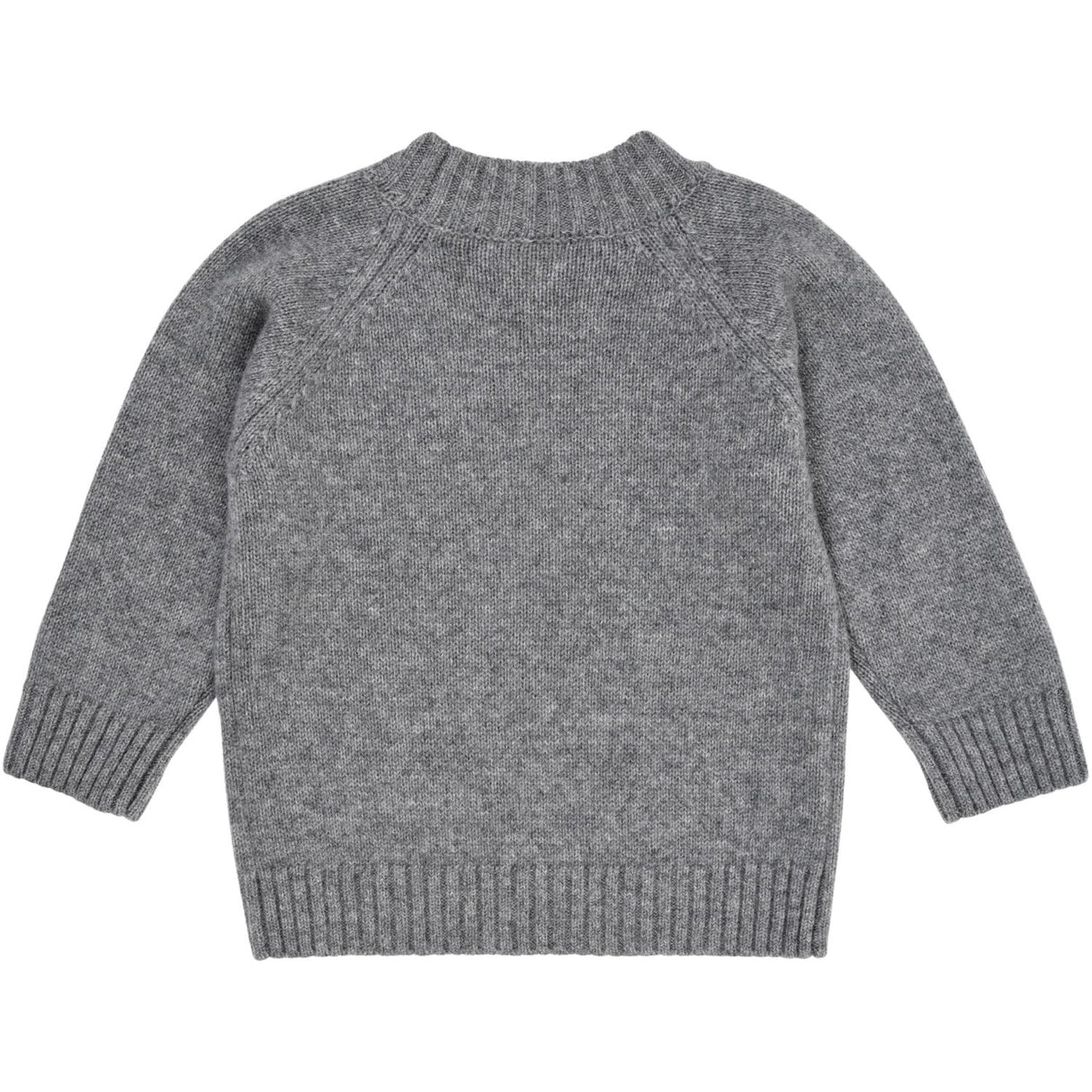 COPENHAGEN COLORS Grey Mel Cashmere Classic Turtle Neck Pullover