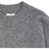 COPENHAGEN COLORS Grey Mel Cashmere Classic Turtle Neck Pullover