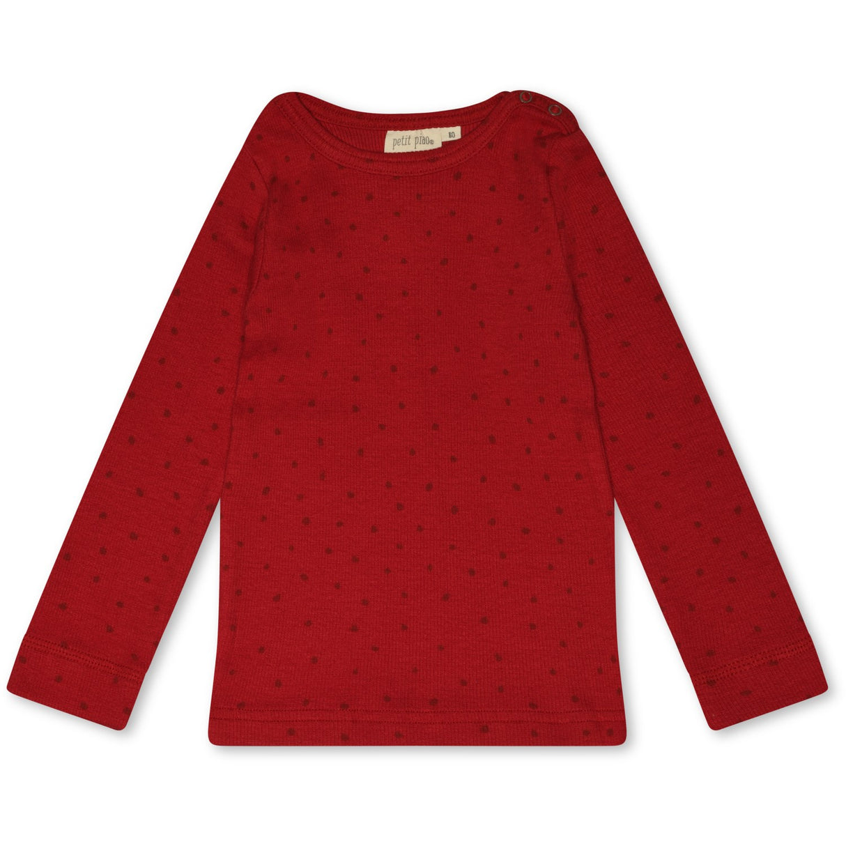 Petit Piao Chili Pepper Dot Tee L/S Modal