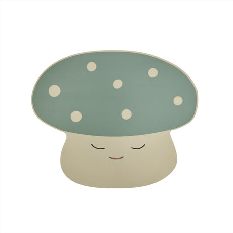 OYOY Offwhite/Pale Green Placemat Mushroom