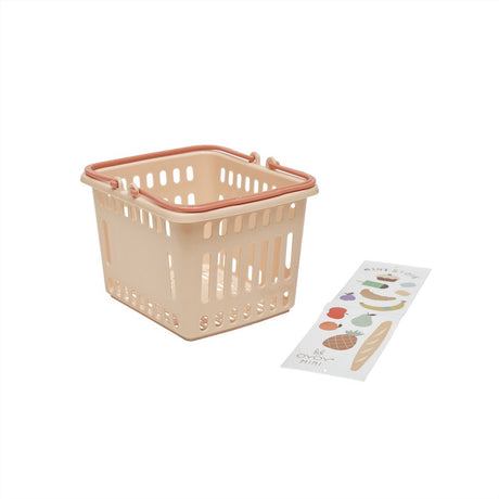 OYOY Coral Yummy Shopping Basket