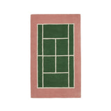 OYOY Green/Rose Tennis Rug