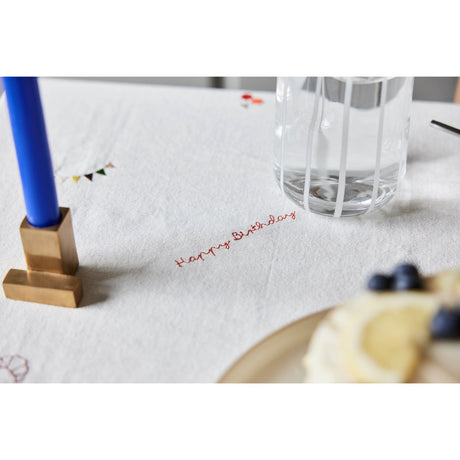 OYOY Offwhite Birthday Tablecloth
