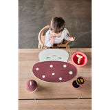 OYOY Offwhite/Red Placemat Mushroom 3