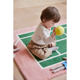 OYOY Green/Rose Tennis Rug