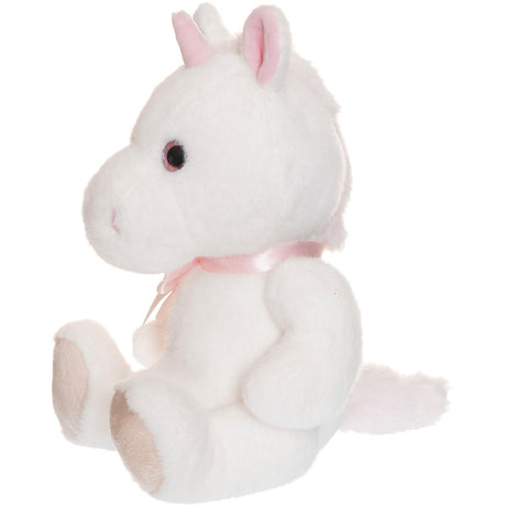 Teddykompaniet Teddy Unicorns - The Unicorn Elsie, White, 20 cm