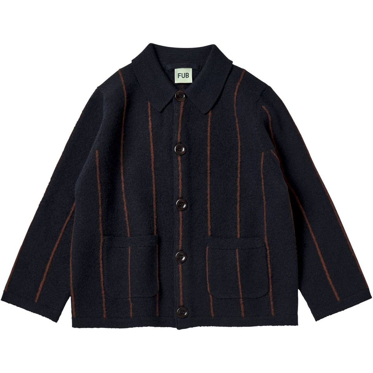 FUB Dark Navy Felted Jacket