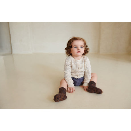 FUB Ecru Baby Pointelle Cardigan