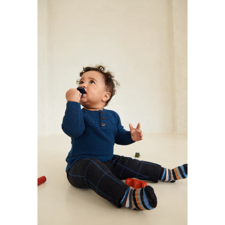 FUB Dark Navy/Pond Blue Baby Felted Pants