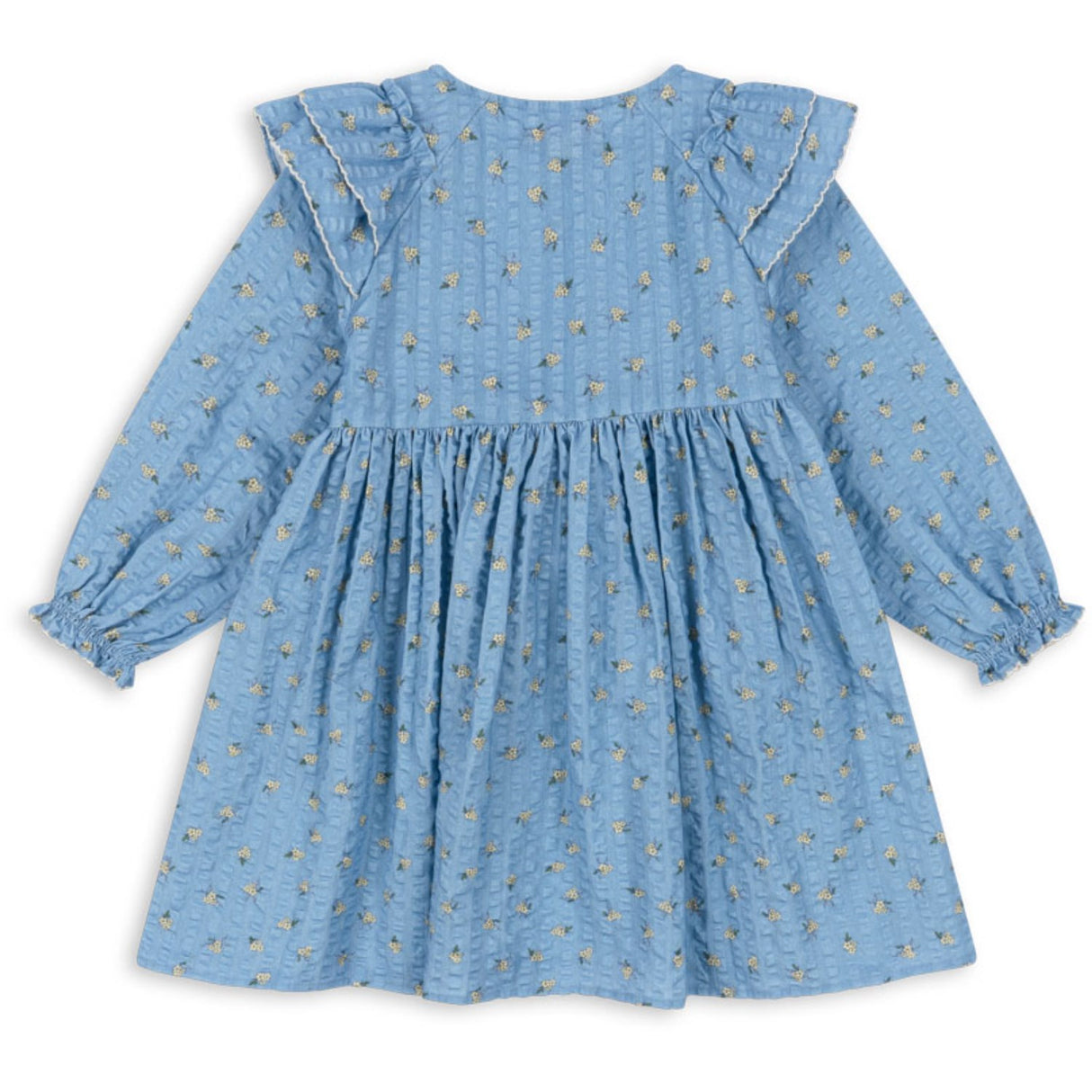 Konges Sløjd Carlie Blue Kim Frill Dress Gots