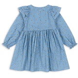 Konges Sløjd Carlie Blue Kim Frill Dress Gots