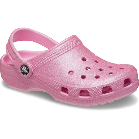 Crocs Pink Tweed Glitter Classic Glitter ClAnd