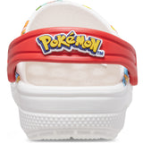 Crocs White/Multi Classic Pokemon Clog