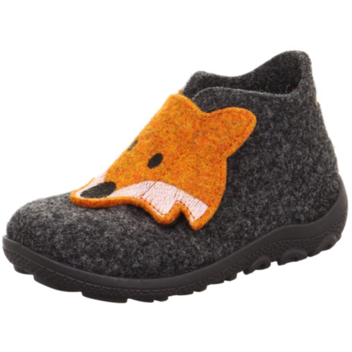 Superfit Grey/Orange Happy Octi Slippers With Warm Lining