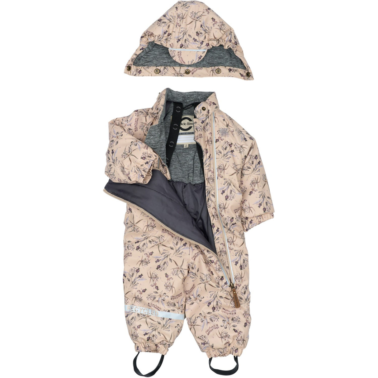 Mikk-Line Doeskin PU Snow Suit 2 Zip Recycled AOP