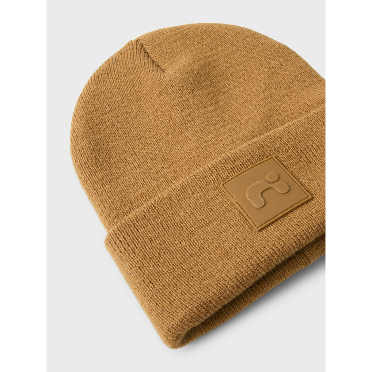 Name It Brown Sugar Malik Knit Beanie Badge