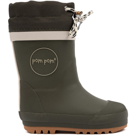 Pom Pom Thermo Rubber Boots Hunter Green