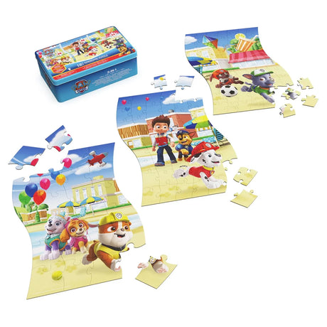 Paw Patrol Panorama Puzzle 3-i-1