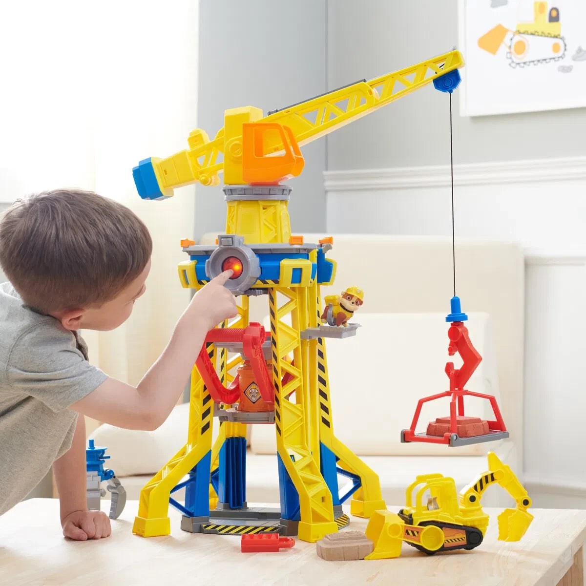 Rubble & Crew Crane Tower Playset