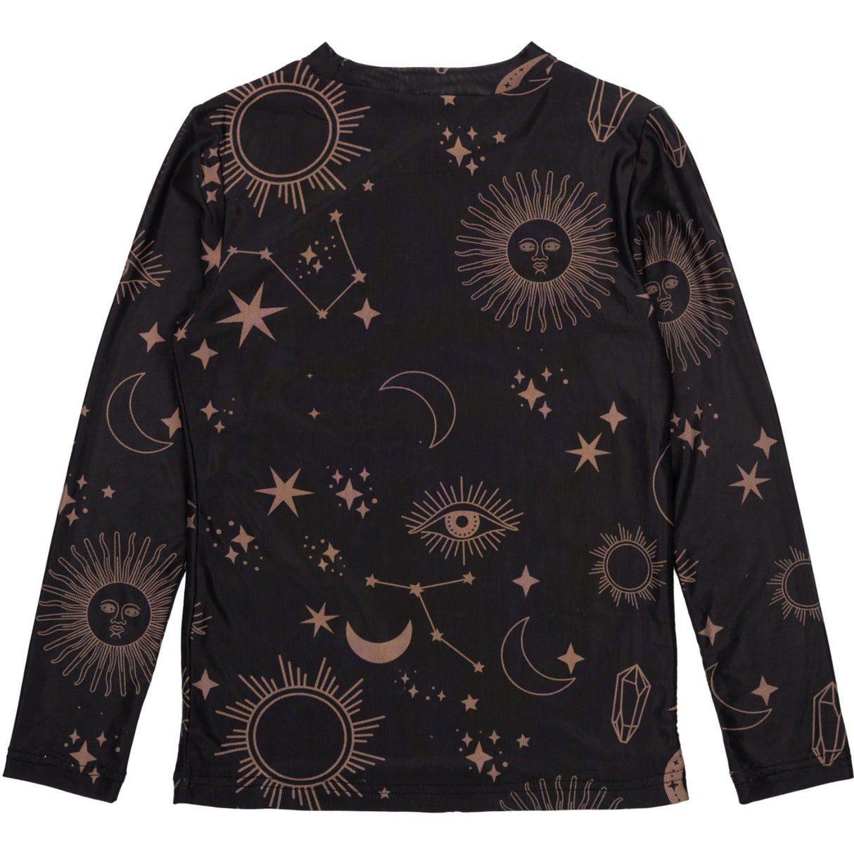 The New Black Beauty Astro AOP Mia Mesh Blouse