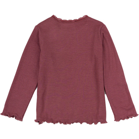 THE NEW Siblings Crushed Berry Krista Rib Blouse