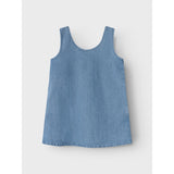 Lil'Atelier Medium Blue Denim Okaja Denim Spencer Dress