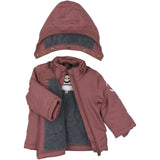 Mikk-Line Rose Brown Nylon undefined Jacket Solid