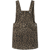 Name It Silver Mink Leopard Ophelia Twill Spencer Dress