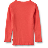 Wheat Candy Red Rib Blouse Reese