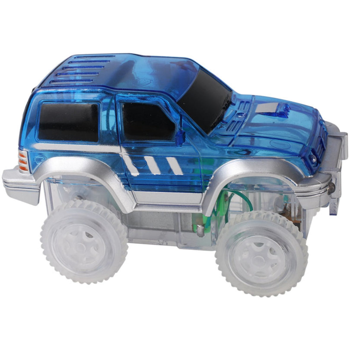 Cleverclixx Blue  Race Track Car Blue 1 piece