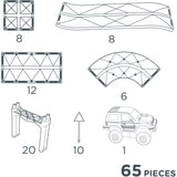 Cleverclixx Intense  Race Track Intense 65 pieces