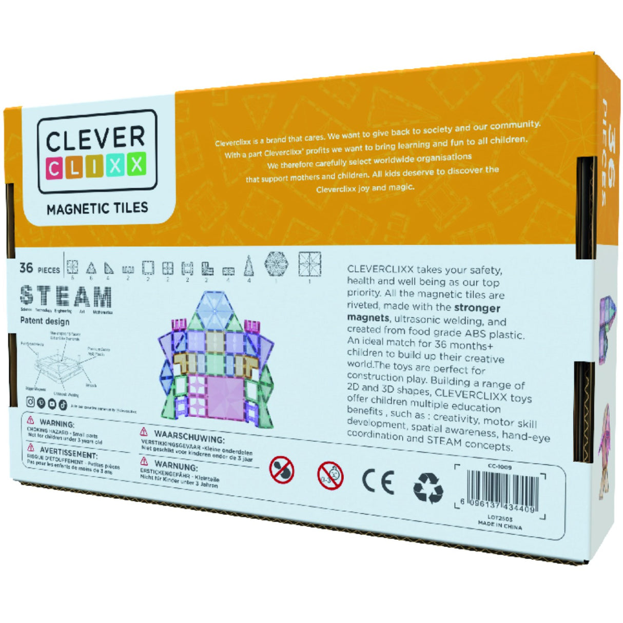 Cleverclixx Pastel  Petite Pastel Pack 36 pieces