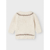 Lil'Atelier Turtledove Galto Rio Knit Blouse