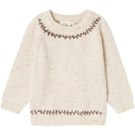 Lil'Atelier Turtledove Galto Rio Knit Blouse