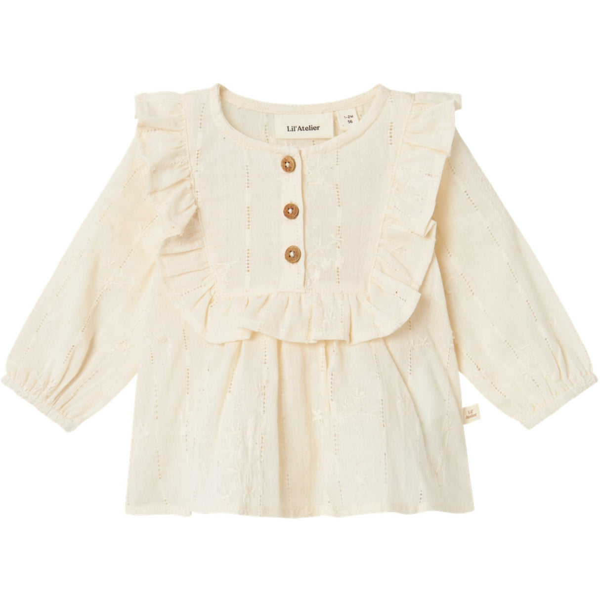 Lil'Atelier Turtledove Rhody Loose Shirt