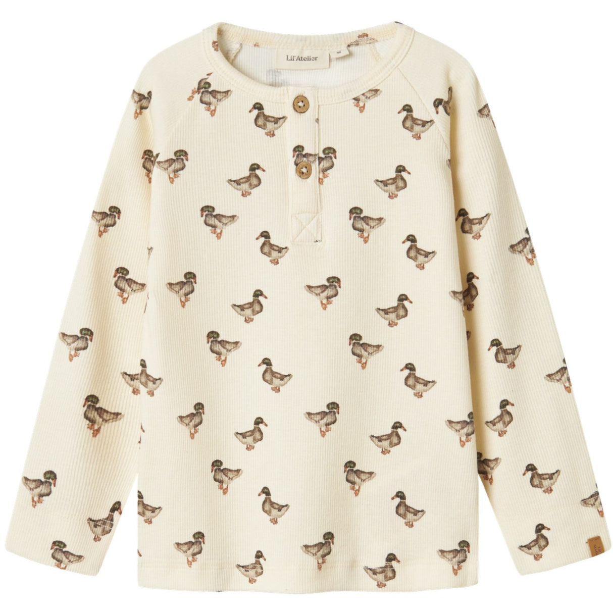 Lil'Atelier Turtledove Duck Gavo Elo Slim Blouse