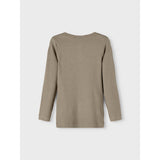 Name It Weathered Teak Kabille Slim Blouse