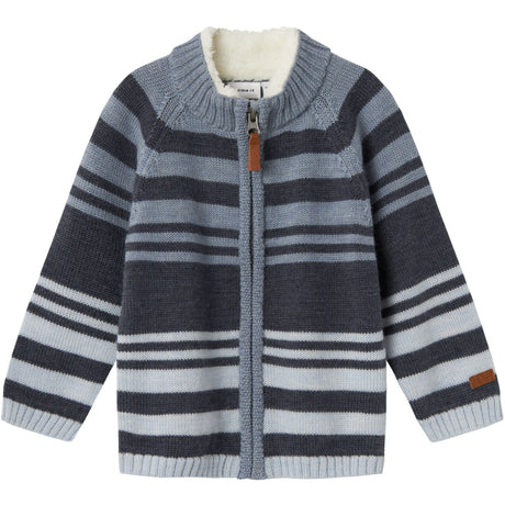 Name It Ombre Blue Wriss Wool Knit Cardigan