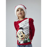 Name It Jester Red Sille Minnie Mouse Blouse