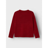 Name It Jester Red Reindeer Rajulle Knit Blouse