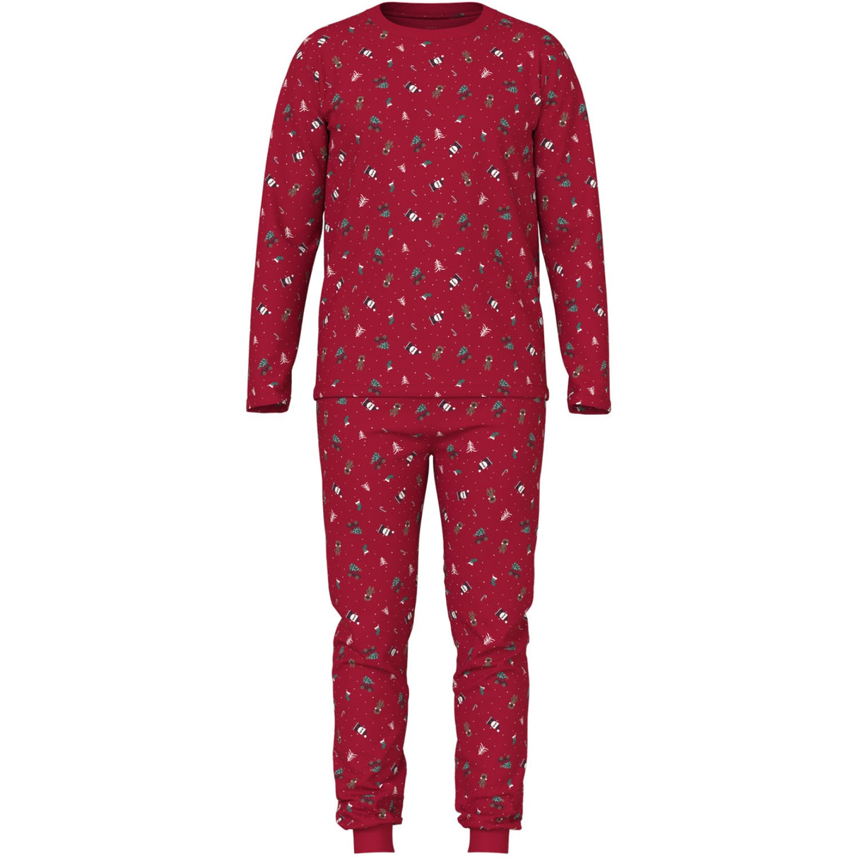 Name It Jester Red Christmas Elements Nanvismas Nightset