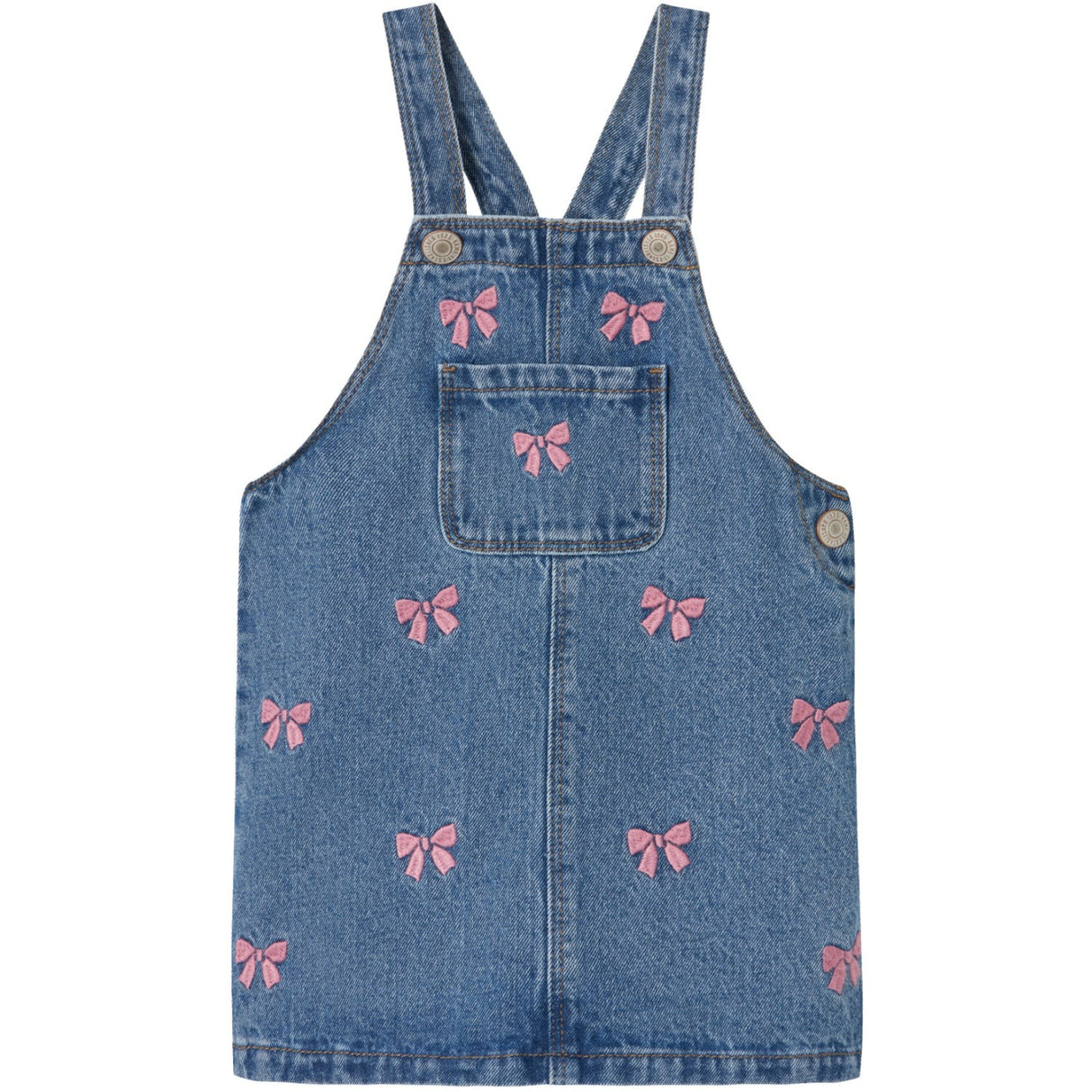 Name It Medium Blue Denim Conny Embroidery Denim Spencer