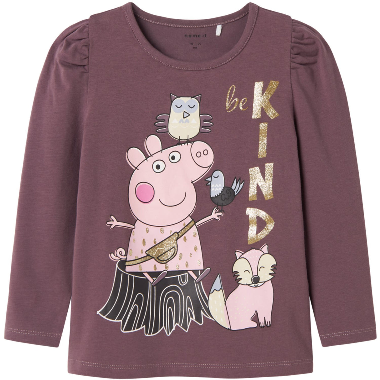 Name It Arctic Dusk Orra Peppa Pig Blouse