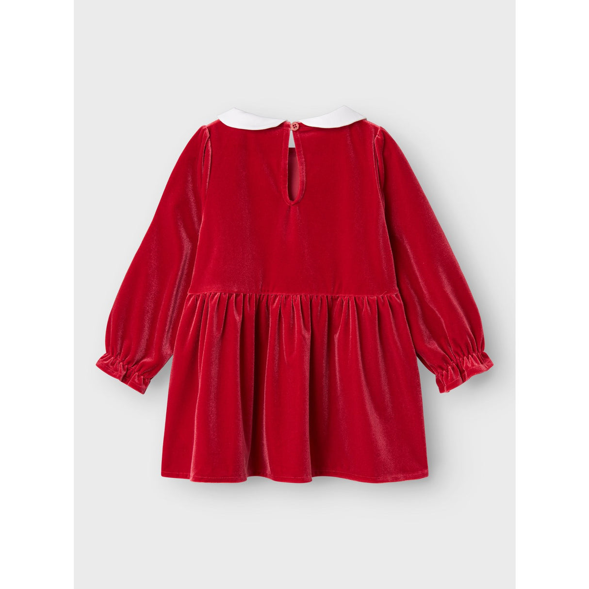 Name It Jester Red Rinna Velour Dress