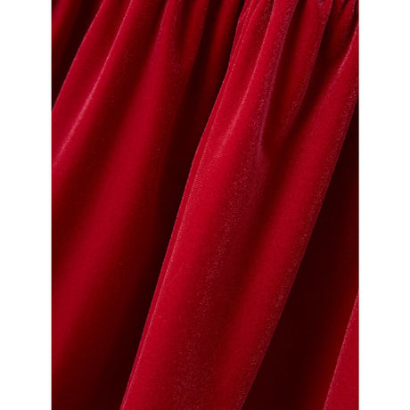 Name It Jester Red Rinna Velour Dress