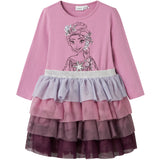 Name It Mauve Orchid Okanna Frozen Tulle Dress