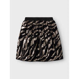 Name It Black Zebra Ranimal Skirt